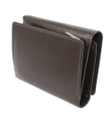 Portfel Damski Peterson Skóra Licowa Suwak Na Zewnątrz  PTN RD-17-GCL-Y 4031 CZEKOLADOWY 12 x 9 x 3 [cm]