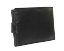 Portfel Męski Skórzany WILD Skóra Licowa Duży Poziomy Z Zapięciem RIFD 703 X CZARNY 12,5 x 9,5 x 2 [cm]