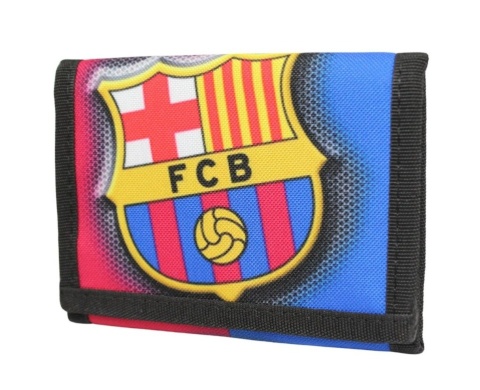 Portfel Parciany Sportowy Polska Galanteria (PL) Materiałowy ,,FC Barcelona,, 13,5 x 9,5 x 1 [cm]