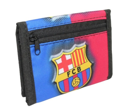 Portfel Parciany Sportowy Polska Galanteria (PL) Materiałowy ,,FC Barcelona,, 13,5 x 9,5 x 1 [cm]