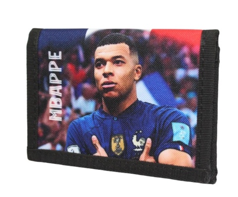 Portfel Parciany Sportowy Polska Galanteria (PL) Materiałowy ,,Kylian Mbappe,, 13,5 x 9,5 x 1 [cm]