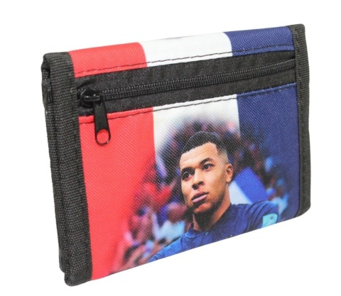 Portfel Parciany Sportowy Polska Galanteria (PL) Materiałowy ,,Kylian Mbappe,, 13,5 x 9,5 x 1 [cm]