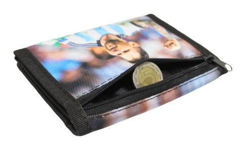 Portfel Parciany Sportowy Polska Galanteria (PL) Materiałowy ,,Lionel Messi,, 13,5 x 9,5 x 1 [cm]