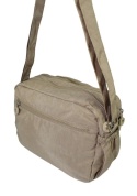 Stylowa Lekka Materiałowa Torba Pozioma Średnia Na Ramię Bag Street NR 2263 KAWA Z MLEKIEM 28 x 19 x 12 [cm]