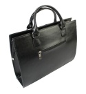 Torebka Skórzana DANA Skóra Naturalna Duża 547 W CZARNA 39 x 28 x 9 [cm]