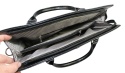 Torebka Skórzana DANA Skóra Naturalna Duża 547 W CZARNA 39 x 28 x 9 [cm]