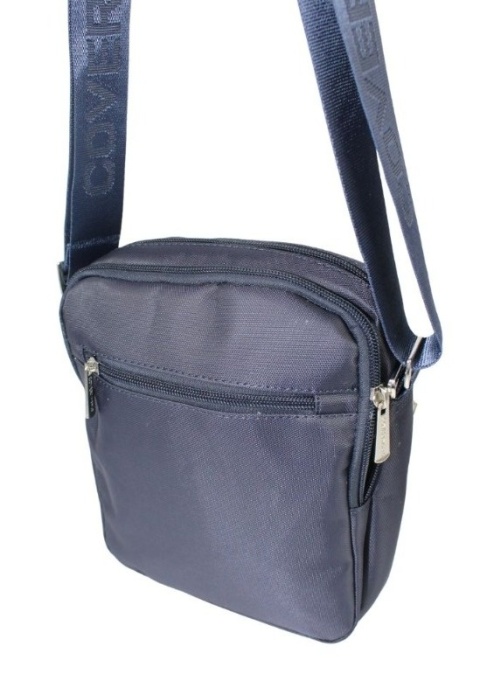 Elegancka Torba/Saszetka Średnia Na Ramię COVERI WORLD CW2101 GRANATOWY 22 x 19 x 7 [cm]