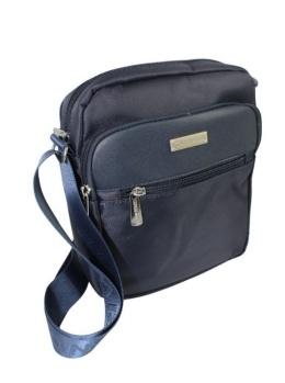 Elegancka Torba/Saszetka Średnia Na Ramię COVERI WORLD CW2101 GRANATOWY 22 x 19 x 7 [cm]