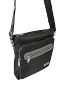 Elegancka Torba/Saszetka Średnia Na Ramię COVERI WORLD CW2214 CZARNY 25 x 23 x 5 [cm]