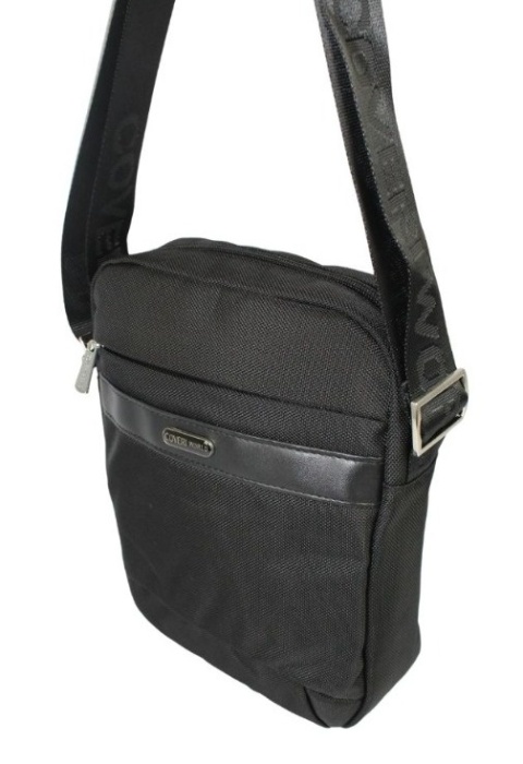 Elegancka Torba/Saszetka Średnia Na Ramię COVERI WORLD CW6255 CZARNY 24 x 21 x 8 [cm]