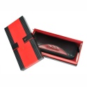 Etui Na Klucze Pierre Cardin PFOGILO 377 Z Haczykami Długie Suwak Skóra Naturalna 15 x 6,5 x 1,5 [cm]