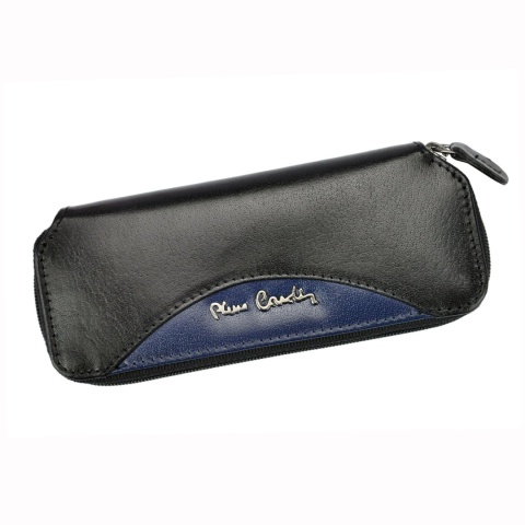 Etui Na Klucze Pierre Cardin PFOGILO 377 Z Haczykami Długie Suwak Skóra Naturalna 15 x 6,5 x 1,5 [cm]