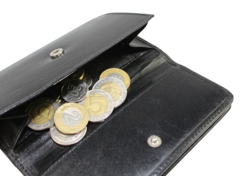 Portfelik Uniwersalny Średnia Sakieweczka Skórzana Peterson MARS CZARNY Skóra Naturalna RFID PTN 27074 13 x 9 x 2 [cm]