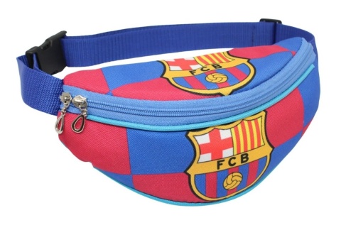 Saszetka Na Pas Biodrówka Nerka ADRIANOSS (PL) Materiał ,,FCBARCELONA,,