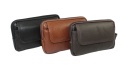 Skórzane Etui Na Telefon Płaska Saszetka Na Pasek Z Suwakiem ADRIANOSS (PL) Na Smartfona/Telefon 6660 16 x 9,5 x 2,5 [cm]
