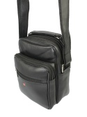 Torba męska skórzana ALBATROSS BB 107 Pionowa Czarna 22 x 17 x 11 [cm]