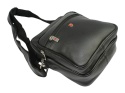 Torba męska skórzana ALBATROSS BB 107 Pionowa Czarna 22 x 17 x 11 [cm]
