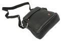 Torba męska skórzana ALBATROSS BB 178 Pionowa Czarna 22 x 19 x 7 [cm]
