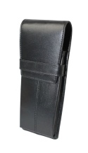 Eleganckie Etui Na Długopisy BELTIMORE Skóra Naturalna Licowa CZARNE J03 17 x 7 x 2 [cm]