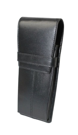 Eleganckie Etui Na Długopisy BELTIMORE Skóra Naturalna Licowa CZARNE J03 17 x 7 x 2 [cm]