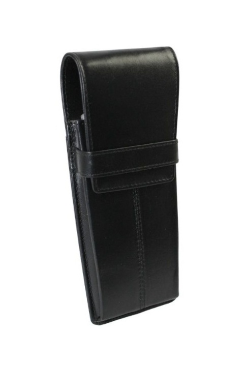 Eleganckie Etui Na Długopisy BELTIMORE Skóra Naturalna Licowa CZARNE J03 17 x 7 x 2 [cm]