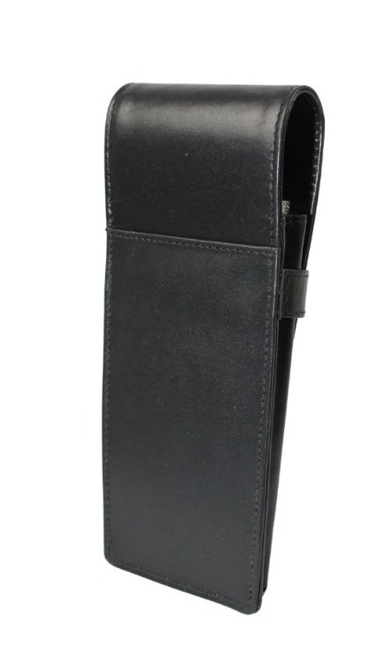 Eleganckie Etui Na Długopisy BELTIMORE Skóra Naturalna Licowa CZARNE J03 17 x 7 x 2 [cm]