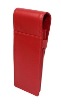 Eleganckie Etui Na Długopisy BELTIMORE Skóra Naturalna Licowa CZERWONE J03 17 x 7 x 2 [cm]