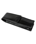 Eleganckie Etui Na Długopisy BELTIMORE Skóra Naturalna Licowa CZARNE G91 18 x 5,5 x 3 [cm]