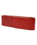 Eleganckie Etui Na Długopisy BELTIMORE Skóra Naturalna Licowa G91 CZERWONY 18 x 5,5 x 3 [cm]