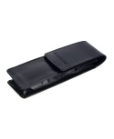 Eleganckie Etui Na Długopisy BELTIMORE Skóra Naturalna Licowa G91 GRANATOWY 18 x 5,5 x 3 [cm]