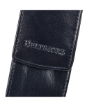Eleganckie Etui Na Długopisy BELTIMORE Skóra Naturalna Licowa G91 GRANATOWY 18 x 5,5 x 3 [cm]