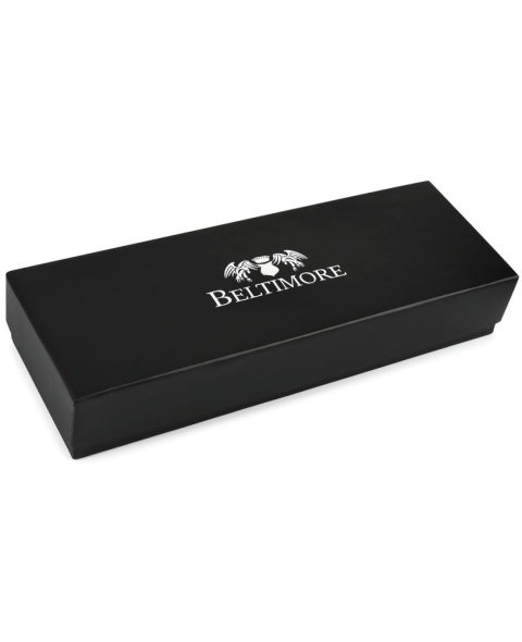 Eleganckie Etui Na Długopisy BELTIMORE Skóra Naturalna Licowa G91 BRĄZOWY 18 x 5,5 x 3 [cm]