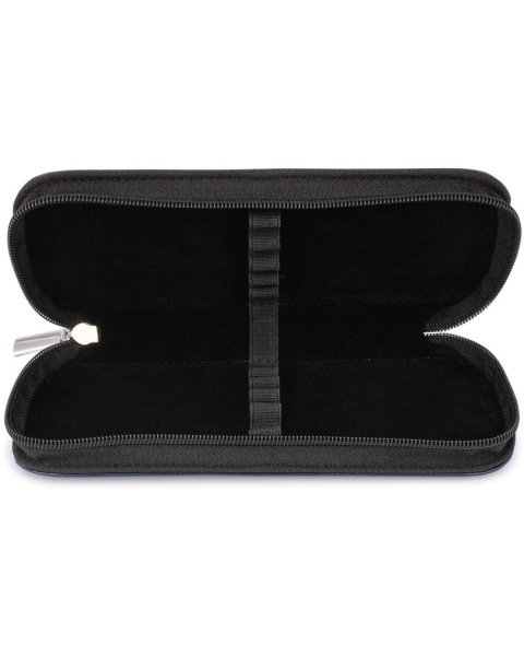 Eleganckie Etui Na Długopisy Pióro BELTIMORE Skóra Naturalna Licowa GRANATOWE J05 19 x 8 x 3 [cm]