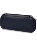 Eleganckie Etui Na Długopisy Pióro BELTIMORE Skóra Naturalna Licowa GRANATOWE J05 19 x 8 x 3 [cm]