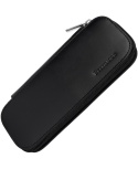 Eleganckie Etui Na Długopisy Pióro BELTIMORE Skóra Naturalna Licowa CZARNE J05 19 x 8 x 3 [cm]