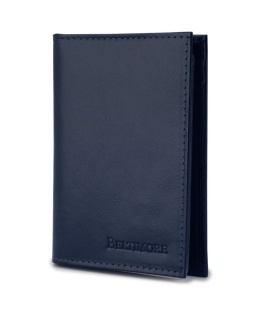 Etui Na Karty Dokumenty BELTIMORE (PL) Wizytownik Duży Pionowy SLIM Skóra Naturalna G95 CZARNY 12,5 x 9 x 1 [cm]