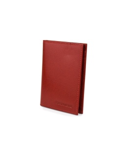 Etui Na Karty Dokumenty BELTIMORE (PL) Wizytownik Duży Pionowy SLIM Skóra Naturalna G95 CZERWONY 12,5 x 9 x 1 [cm]