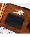 Etui Na Klucze Skórzane BELTIMORE (PL) Naturalna Kluczówka E44 GRANATOWY 10 x 7 x 2 [cm]