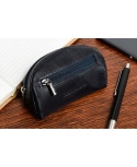 Etui Na Klucze Skórzane BELTIMORE (PL) Naturalna Kluczówka G85 GRANATOWY 11,5 x 7 x 4 [cm]