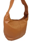 Torebka Skórzana MAGRE (PL) MIRELLA Shopper Bag Skóra Naturalna KARMELOWY