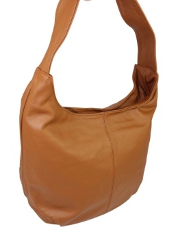 Torebka Skórzana MAGRE (PL) MIRELLA Shopper Bag Skóra Naturalna KARMELOWY