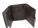 Elegancki Portfel Męski Skórzany NICOLAS Skóra Licowa Duży Pionowy Z Zapinką Dwa Skrzydełka 5004 13 x 10 x 2 [cm]