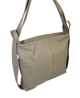 Praktyczny Plecak Skórzany Torebka 2 w 1 MAGRE (PL) TERESA Skóra Naturalna Licowa Kawa z mlekiem