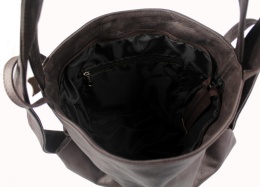 Praktyczny Plecak Skórzany Torebka 2 w 1 MAGRE (PL) TERESA Skóra Naturalna Licowa CIEMNY OLIWKOWY