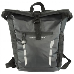 Solidny Plecak Bag Street ''DE LUXE'' Średni Plecak Rekreacyjny Turystyczny Rowerowy BS4106 CZARNY 32 x 29 x 12 [cm]