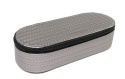 Wytrzymałe Skórzane Etui Na Długopisy I Pióra MARCO (PL) Skóra Naturalna Licowa E-05s SREBRNY 17 x 6,5 x 4,5 [cm]
