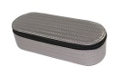 Wytrzymałe Skórzane Etui Na Długopisy I Pióra MARCO (PL) Skóra Naturalna Licowa E-05s SREBRNY 17 x 6,5 x 4,5 [cm]