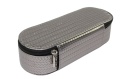 Wytrzymałe Skórzane Etui Na Długopisy I Pióra MARCO (PL) Skóra Naturalna Licowa E-05s SREBRNY 17 x 6,5 x 4,5 [cm]