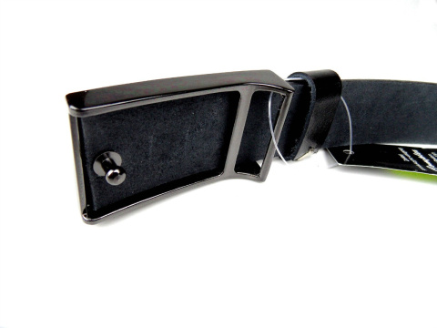 Pasek Męski Skórzany COMPLEX (PL) Gładki Z Pełną Klamrą Na Bolczyk Skóra Licowa 30 mm Wersja 1