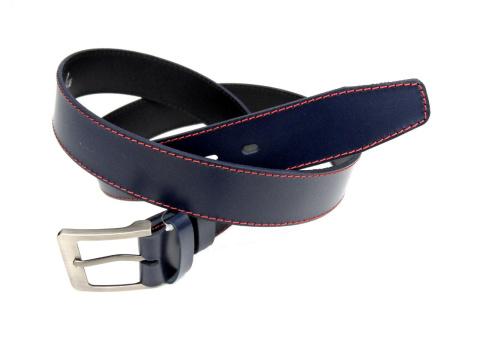 Granatowy Z Czerwoną Nitką